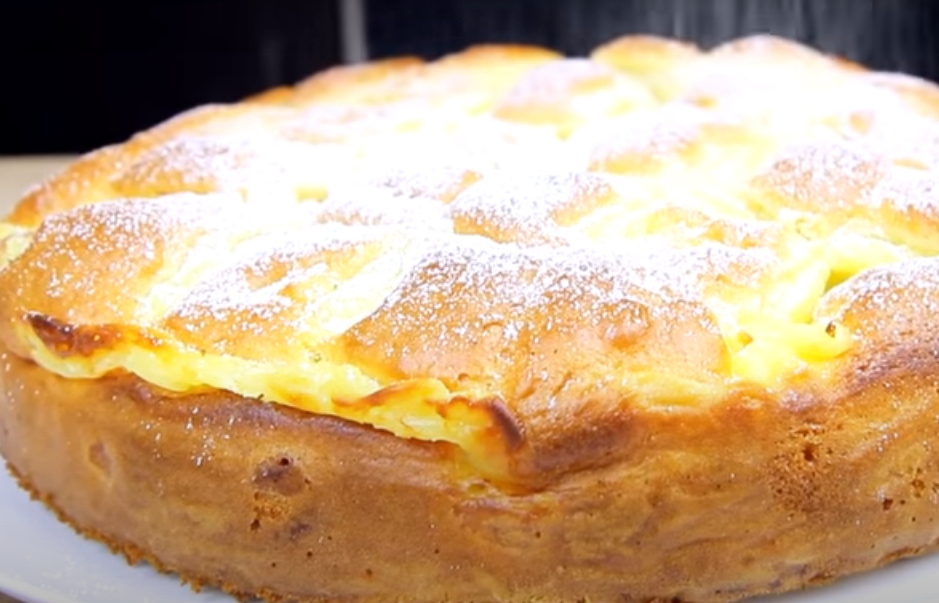 Восхитительная шарлотка с кремом