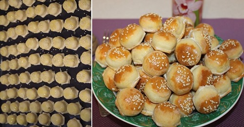 Скороспелые пирожочки-малыши на один укус. Тесто невесомое и очень нежное, благодаря особой формовке в пирожке его очень мало. Скороспелые пирожочки-малыши на один укус. Тесто невесомое и очень нежное, благодаря особой формовке в пирожке его очень мало.