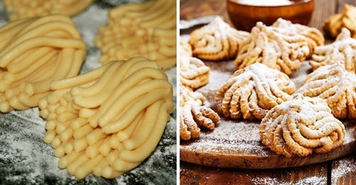 Печенье «Хризантема» прямиком из советского детства. При выпекании распускается и вырастает в аппетитную красоту. Печенье «Хризантема» прямиком из советского детства. При выпекании распускается и вырастает в аппетитную красоту.