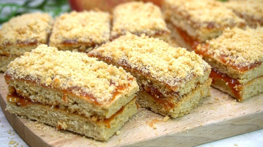 Пирожное из детства "Песочные полоски" Делюсь рецептом