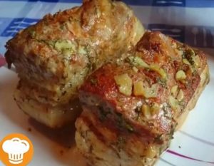 САЛО маринованное в ароматном соусе, запеченное в ФОЛЬГЕ